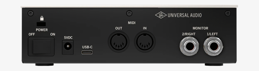 uad volt 2 usb recording rear | the best audio interfaces under $200 (2025)| the audiophile academy